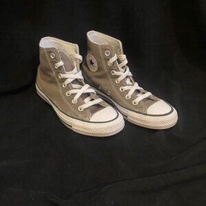 Converse High Tops. Womens 6. Mens 5. Light Grey.